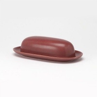 Noritake Colorwave Covered Butter, Raspberry Noritake Colorwave Covered Butter, Raspberry