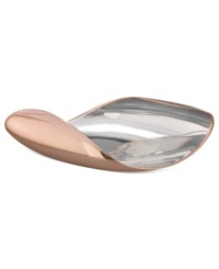 Polished to perfection, the Classic Copper Kurl centerpiece unites Nambe's signature metal and warm copper in a sleek and timeless shape. Use for serving food or simply accenting a space. Designed by Karim Rashid. Polished to perfection, the Classic Copper Kurl centerpiece unites Nambe's signature metal and warm copper in a sleek and timeless shape. Use for serving food or simply accenting a space. Designed by Karim Rashid.