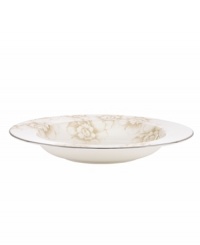 Lenox makes vintage florals feel fresh with the Blush Silhouette rim soup bowl. Sturdy bone china combining a muted palette and sparkling platinum edge brings unparalleled elegance to corn chowder or lobster bisque. Lenox makes vintage florals feel fresh with the Blush Silhouette rim soup bowl. Sturdy bone china combining a muted palette and sparkling platinum edge brings unparalleled elegance to corn chowder or lobster bisque.