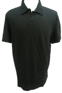 Men's Kenneth Cole Collard V-Neck Tee (Black; XXL)