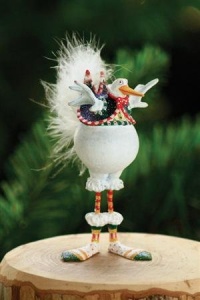 Patience Brewster Mini Bernie Snowbird Ornament Patience Brewster Mini Bernie Snowbird Ornament