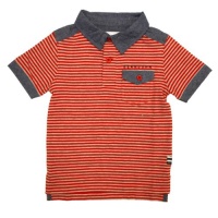 Sean John Boys 12-24 Months Stripe Polo (24M, Red) Sean John Boys 12-24 Months Stripe Polo (24M, Red)