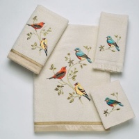 Avanti Linen Towel Set GILDED BIRDS (B,H,W,T) KIT