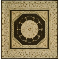 Versailles Palace VP1 Square Rug, Brown, 8.0-Feet Versailles Palace VP1 Square Rug, Brown, 8.0-Feet