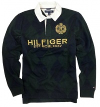 Tommy Hilfiger Mens Heritage Argyle Rugby Shirt Tommy Hilfiger Mens Heritage Argyle Rugby Shirt