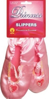 Toddler Small (6) Costume Pink Ballerina Slippers Toddler Small (6) Costume Pink Ballerina Slippers