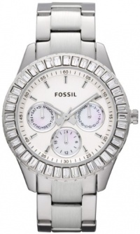 Fossil Women's ES2956 Stainless Steel Analog with White Dial Watch Fossil Women's ES2956 Stainless Steel Analog with White Dial Watch
