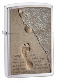 Zippo Brushed Chrome Lighter (Silver, 5 1/2x3 1/2-cm) Zippo Brushed Chrome Lighter (Silver, 5 1/2x3 1/2-cm)