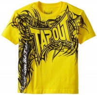 Tapout Boys 8-20 Scraped Short Sleeve Tee, Yellow, Small 8 Tapout Boys 8-20 Scraped Short Sleeve Tee, Yellow, Small 8