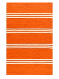 Veranda Collection Color Rug, Tangerine, 3' 9 x 5' 9 Veranda Collection Color Rug, Tangerine, 3' 9 x 5' 9