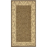 Safavieh Courtyard Collection CY2727-3409 Chocolate and Natural Indoor/ Outdoor Area Rug, 2-Feet 7-Inch by 5-Feet Safavieh Courtyard Collection CY2727-3409 Chocolate and Natural Indoor/ Outdoor Area Rug, 2-Feet 7-Inch by 5-Feet