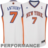 NBA New York Knicks Carmelo Anthony White Replica Jersey Boys'