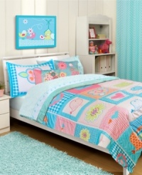 Fun and playful, the Little Birdie Told Me decorative pillow pack features tweeting birds and fresh flowers for the perfect setting in any kids' room. Fun and playful, the Little Birdie Told Me decorative pillow pack features tweeting birds and fresh flowers for the perfect setting in any kids' room.