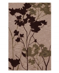 A hushed hue plays host to a silhouetted scene taken from nature, suffusing your space with dramatic beauty. Rife with lush texture and detail, this luxurious area rug from Dalyn is beautifully hand tufted in polyester and acrylic, ensuring superior color retention and long-lasting wear. A hushed hue plays host to a silhouetted scene taken from nature, suffusing your space with dramatic beauty. Rife with lush texture and detail, this luxurious area rug from Dalyn is beautifully hand tufted in polyester and acrylic, ensuring superior color retention and long-lasting wear.