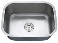 Kraus KBU12 23-Inch Undermount Single Bowl 16 gauge Kitchen Sink, Stainless Steel