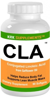 CLA Conjugated Linoleic Acid From Safflower Oil 3000mg (3 Grams) Per Serving 90 Softgels KRK Supplements CLA Conjugated Linoleic Acid From Safflower Oil 3000mg (3 Grams) Per Serving 90 Softgels KRK Supplements