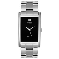 GUESS? Men's 95374G Stainless Steel Diamond Watch GUESS? Men's 95374G Stainless Steel Diamond Watch
