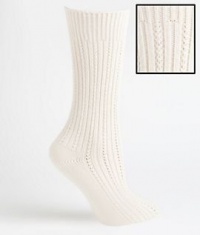 HUE HUEtopia Chunky Pointelle Boot Socks, One Size, Espresso HUE HUEtopia Chunky Pointelle Boot Socks, One Size, Espresso