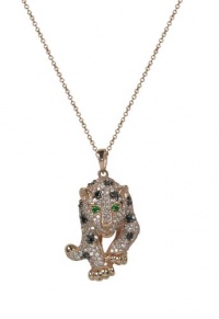 Effy Jewlery Signature Diamond and Emerald Pendant, .95 TCW