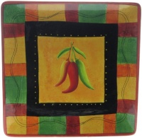 Certified International Caliente Square Platter, 14-1/2-Inch Certified International Caliente Square Platter, 14-1/2-Inch