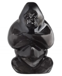 Inspired by the jungle but named for the Ramones, Ludvig Lofgren's My Wide Life Gabba Gabba Hey gorilla figurine looms large in heavy Kosta Boda art glass. Inspired by the jungle but named for the Ramones, Ludvig Lofgren's My Wide Life Gabba Gabba Hey gorilla figurine looms large in heavy Kosta Boda art glass.