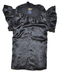 Rugby by Ralph Lauren Women Silk Ruffle Shirt Blouse Rugby by Ralph Lauren Women Silk Ruffle Shirt Blouse