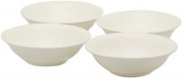 Red Vanilla Pure Vanilla Bone China Cereal Bowls, Set of 4 Red Vanilla Pure Vanilla Bone China Cereal Bowls, Set of 4