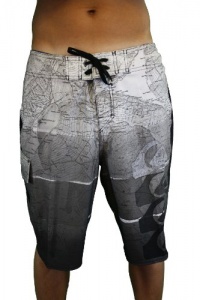 Quiksilver Men's Cypher Alpha 21 Kelly Slater Signature Boardshorts Gray and Black Y101061Q-SMO Quiksilver Men's Cypher Alpha 21 Kelly Slater Signature Boardshorts Gray and Black Y101061Q-SMO