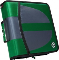 Case-it Locker Zipper Dual Binder, 2 Sets of 1.5-Inch Rings with Boosters, Green, Binder Shell Only, LKR-Dual-02-GRE Case-it Locker Zipper Dual Binder, 2 Sets of 1.5-Inch Rings with Boosters, Green, Binder Shell Only, LKR-Dual-02-GRE