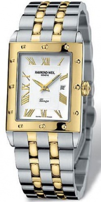 Raymond Weil Tango Two-Tone Stainless Steel & 18k Gold Mens Watch Calendar 5381-STP-00308 Raymond Weil Tango Two-Tone Stainless Steel & 18k Gold Mens Watch Calendar 5381-STP-00308