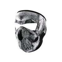 ZANheadgear Neoprene Skull Face Mask (Black/White) ZANheadgear Neoprene Skull Face Mask (Black/White)