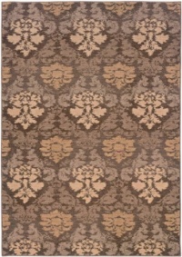 Sphinx MILANO 2861C Brown 1'11 x 3'3 Rectangle Rug Machine-made Nylon Sphinx MILANO 2861C Brown 1'11 x 3'3 Rectangle Rug Machine-made Nylon