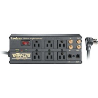 Tripp Lite ISOBAR6DBS Isobar Surge Protector Metal 6 Outlet RJ11 Coax 6 feet Cord 2850 J Tripp Lite ISOBAR6DBS Isobar Surge Protector Metal 6 Outlet RJ11 Coax 6 feet Cord 2850 J