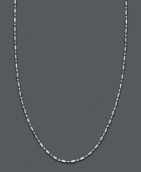 Go for a more modern look with this eye-catching dot-dash chain. Necklace by Giani Bernini crafted in sterling silver. Approximate length: 20 inches. Go for a more modern look with this eye-catching dot-dash chain. Necklace by Giani Bernini crafted in sterling silver. Approximate length: 20 inches.