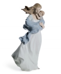 A mother's touch. Capturing a special bond in exquisite porcelain, this beautiful Lladro collectible makes a meaningful gift for any mom. A mother's touch. Capturing a special bond in exquisite porcelain, this beautiful Lladro collectible makes a meaningful gift for any mom.