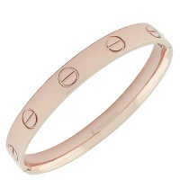 Stainless Steel Rose Gold Tone Screw Design Womens Handcuff Bracelet Stainless Steel Rose Gold Tone Screw Design Womens Handcuff Bracelet