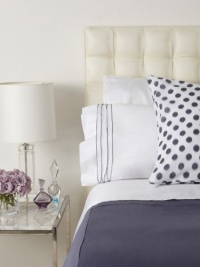 Vera Wang Dip Dye Dots King Ribbed Coverlet Blue