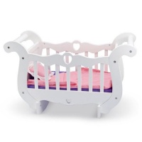 Melissa & Doug Deluxe Wooden Doll Furniture - Crib Melissa & Doug Deluxe Wooden Doll Furniture - Crib
