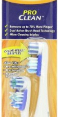Spinbrush ProClean Soft Bristle Replacement Heads, 2 Heads Spinbrush ProClean Soft Bristle Replacement Heads, 2 Heads