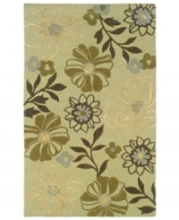 Delight the senses with Sphinx's lively Utopia rug. Inspired by the beauty of a wild, fresh meadow, the rug features outspoken blossoms in grassy hues for a gorgeous addition to your home. With an ultrasoft, lustrous finish for a blissful result. Delight the senses with Sphinx's lively Utopia rug. Inspired by the beauty of a wild, fresh meadow, the rug features outspoken blossoms in grassy hues for a gorgeous addition to your home. With an ultrasoft, lustrous finish for a blissful result.