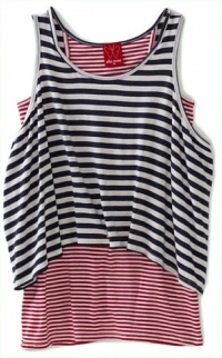 Ella Moss Girls 7-16 Wren Tank Top, Navy, 14 Ella Moss Girls 7-16 Wren Tank Top, Navy, 14