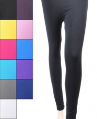 'Sexy Legs' Solid Color Stretch Fashion Leggings 'Sexy Legs' Solid Color Stretch Fashion Leggings