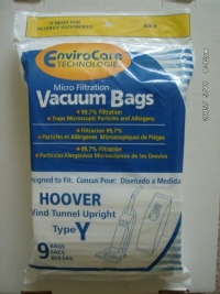 18 Hoover Windtunnel Upright Type Y Vacuum Bags By Envirocare (Micro-filtration)