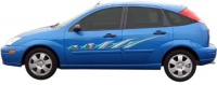 FULL COLOR Star Decals Graphics Impala Dart Charger Monte Carlo HHR Dart Focus Cmax Sonic Prius Forte HHR Impala Dart Malibu Charger camaro Trailblazer SS Fit all Car truck or trailers