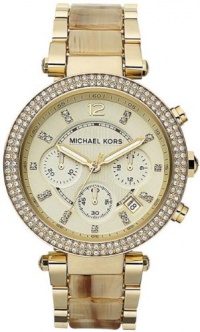 Michael Kors Women's MK5632 Parker Gold/Horn Watch Michael Kors Women's MK5632 Parker Gold/Horn Watch