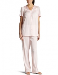 Vanity Fair Short Sleeved Pajama Set - Plus Size 90-807 Vanity Fair Short Sleeved Pajama Set - Plus Size 90-807