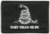 Gadsden Don't Tread On Me Tactical Patch - Black Gadsden Don't Tread On Me Tactical Patch - Black