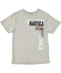 Nautica Authentic Sailing Goods T-Shirt (Sizes 2T - 4T) - oatmeal heather, 4t Nautica Authentic Sailing Goods T-Shirt (Sizes 2T - 4T) - oatmeal heather, 4t