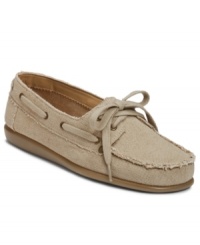 Free and easy is the mantra for this bubbly loafer. With its frayed, inside-out canvas look, the Soft Drink loafers by Aerosoles are cool and refreshing. A flexible rubber sole and cushioned insole turn your comfort up to 10. Free and easy is the mantra for this bubbly loafer. With its frayed, inside-out canvas look, the Soft Drink loafers by Aerosoles are cool and refreshing. A flexible rubber sole and cushioned insole turn your comfort up to 10.