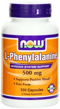 NOW Foods L-Phenylalanine 500mg, 120 Capsules NOW Foods L-Phenylalanine 500mg, 120 Capsules
